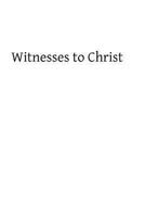 Witnesses to Christ: Studies in the Holy Gospels 1484168232 Book Cover