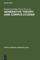 Generative Theory and Corpus Studies 3110166879 Book Cover