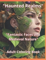 "Haunted Realms": "Fantastic Faces and Medieval Nature" B0C5Z3841K Book Cover