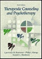 Therapeutic Counseling and Psychotherapy (6th Edition) 0139128174 Book Cover
