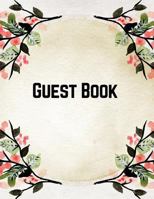 Guest Book: For Events, Wedding, Birthday, Anniversary. Party Guest Book. Free Layout. Use As You Wish For Names & Addresses, Sign 1985061732 Book Cover