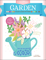 Colormaps: Garden: Color-Coded Patterns Adult Coloring Book 076436409X Book Cover