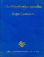 The Bhaktirasamrtasindhu of Rupa Gosvamin (2vol in 1) 812081861X Book Cover