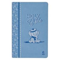 NLT Keepsake Holy Bible for Baby Boys Baptism Easter, New Living Translation, Blue 163952469X Book Cover