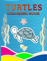 Turtles Coloring Book: Beautiful Turtles Adult Coloring Book 1677326417 Book Cover