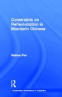 Constraints on Reflexivization in Mandarin Chinese 1138971596 Book Cover