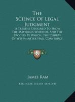 The Science of Legal Judgment 1165083094 Book Cover