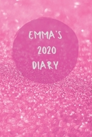 Emma's 2020 diary 2020 diary week to view Monthly and weekly to do Week by week journal/planner approx A5 size 150 pages (yellow glitter cover) 1676723471 Book Cover