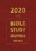 Bible Study Journal 2020 for men: Daily Christian Workbooks, Christian Journaling Bible, Scripture Journaling, prompt for practice to writing with bible with Red cover 1706303343 Book Cover