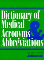 Dictionary of Medical Acronyms and Abbreviations 1560530529 Book Cover
