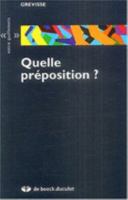 Quelle Preposition? 2801104310 Book Cover