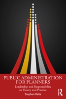 Public Administration for Planners 1032261935 Book Cover