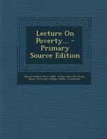 Lecture On Poverty 1018775978 Book Cover