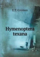 Hymenoptera Texana 1362836761 Book Cover