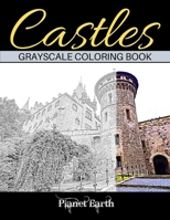 Castles Crayscale Coloring Book: Grayscale Coloring Book for Adults. Beautiful Images of Castles. B0842NDMPL Book Cover