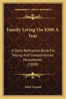 Family Living on $500 a Year; 1120619580 Book Cover