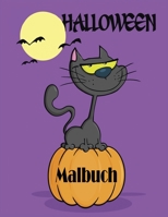 Halloween Malbuch: Kleinkinder Halloween Buch, 8-12 Jahre, mit: Tricks Zauber Monster B08L947H62 Book Cover