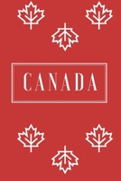CANADA: Gifts For New Canadian Citizens, Perfect Gift For Canada Lovers & Canadians,College Rule Notebooks: Lined Notebook / Journal Gift, 120 Pages , 6X9, Soft Cover, Matte Finish 1661213626 Book Cover