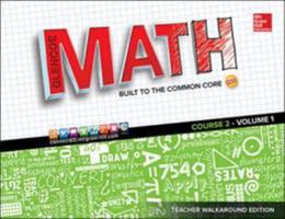 Glencoe Math, Course 2: Volume 1 Teacher's Edition (Mathematical Application and Connect Course) (MATH APPLIC & CONN CRSE) 0021389845 Book Cover