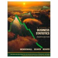 A Course in Business Statistics (Kent International Dimensions of Business Series) 0534265081 Book Cover