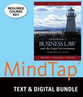 Bundle: Anderson's Business Law and the Legal Environment, Comprehensive Volume, Loose-leaf Version, 23rd + MindTap Business Law, 1 term (6 months) Printed Access Card 1337061255 Book Cover