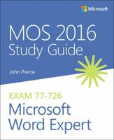 Mos 2016 Study Guide for Microsoft Word Expert 0735699356 Book Cover