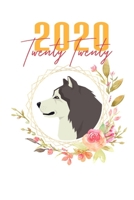 2020: Alaskan Malamute Floral Husky Daily Planner Diary 167423693X Book Cover