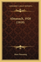 Almanach, 1920 (1919) 1168102219 Book Cover