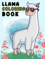 llama coloring book: llama Coloring Book Gifts for Boys, Girls, Kids B084DGPNVQ Book Cover