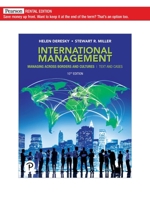 International Management: Managing Across Borders and Cultures,Text and Cases [RENTAL EDITION] 0135897874 Book Cover