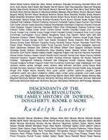 Descendants of the American Revolution: The Family History of Dowden, Dougherty, Roork & More 1499141106 Book Cover