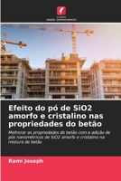 Efeito do pó de SiO2 amorfo e cristalino nas propriedades do betão (Portuguese Edition) 6208355133 Book Cover