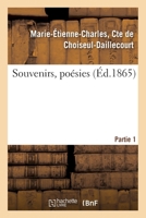 Souvenirs, Poésies - Partie 1 2019695820 Book Cover