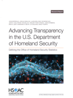 Advancing Transparency in the U.S. Department of Homeland Security: Defining the Office of Homeland Security Statistics 1977414257 Book Cover