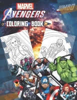 Marvel Avengers Coloring Book: Marvel Avengers Coloring Book With Super Cool Images For All Fans 1701755351 Book Cover