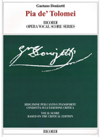 Pia de Tolomei: Italian Language Edition, Comb Bound Vocal Score 8875928673 Book Cover