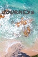 Journeys: 90 Pages of 6 X 9 Inch Bound Top Half White Blank Bottom Half College Ruled 1692555243 Book Cover