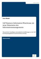 SAP Business Information Warehouse ALS Neue Dimension Des Informationsmanagements 3838628462 Book Cover