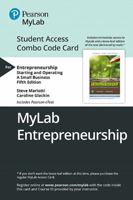 Mylab for Entrepreneurship: Starting and Operating a Small Business -- Combo Access Card 0135637996 Book Cover