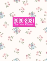 2020-2021 Two Year Planner: Cute January 1, 2020 to December 31, 2021 Weekly & Monthly View Planner, Organizer & Diary Art Cover 00023189 1712951203 Book Cover