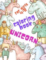 Unicorn Coloring Book for Girls 4-8: Cute Unique Remarkable Pages With Magic Animals Also Includes Sketchbook To Draw Idea Gift for Children`s Ages 8- B08R14TZ45 Book Cover