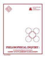Philosophical Inquiry: An Instructional Manual to Accompany Harry Stottlemeier's Discovery 0819138304 Book Cover