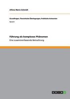 Fuhrung als Komplexes Phanomen 3656600457 Book Cover
