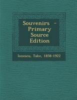 Souvenirs 102148444X Book Cover