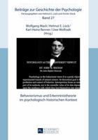 Behaviorismus Und Erkenntnistheorie Im Psychologisch-Historischen Kontext 3631655959 Book Cover