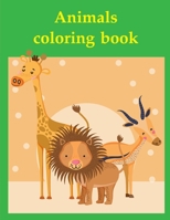 Animals coloring book: Funny Image age 2-5, special Christmas design 1710233044 Book Cover