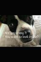 Are you crasy ? You want to look inside?: Best seller notebook 167635638X Book Cover