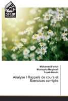 Analyse I Rappels de cours et Exercices corrigés 6139427576 Book Cover