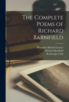The Complete Poems of Richard Barnfield 1016052030 Book Cover