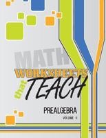 Worksheets That Teach: Prealgebra, Volume II 1500609609 Book Cover